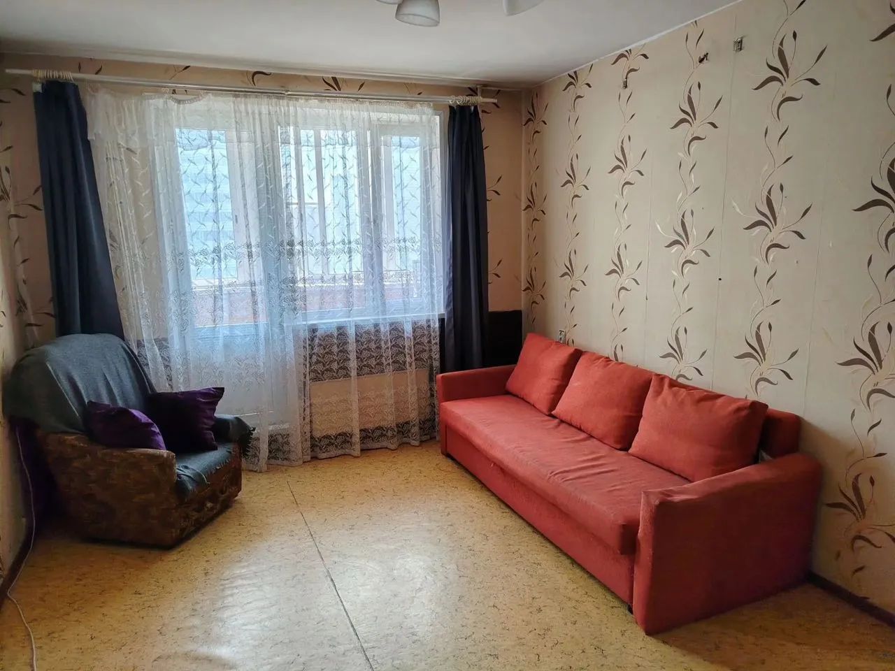 1-комнатная квартира в аренду, Москва, улица Генерала Кузнецова, 13к1 — 35 000 ₽/мес