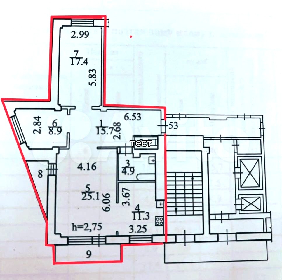 3-комнатная квартира в аренду, Новосибирск, улица Военная, 9/2 — 35 000 ₽/мес